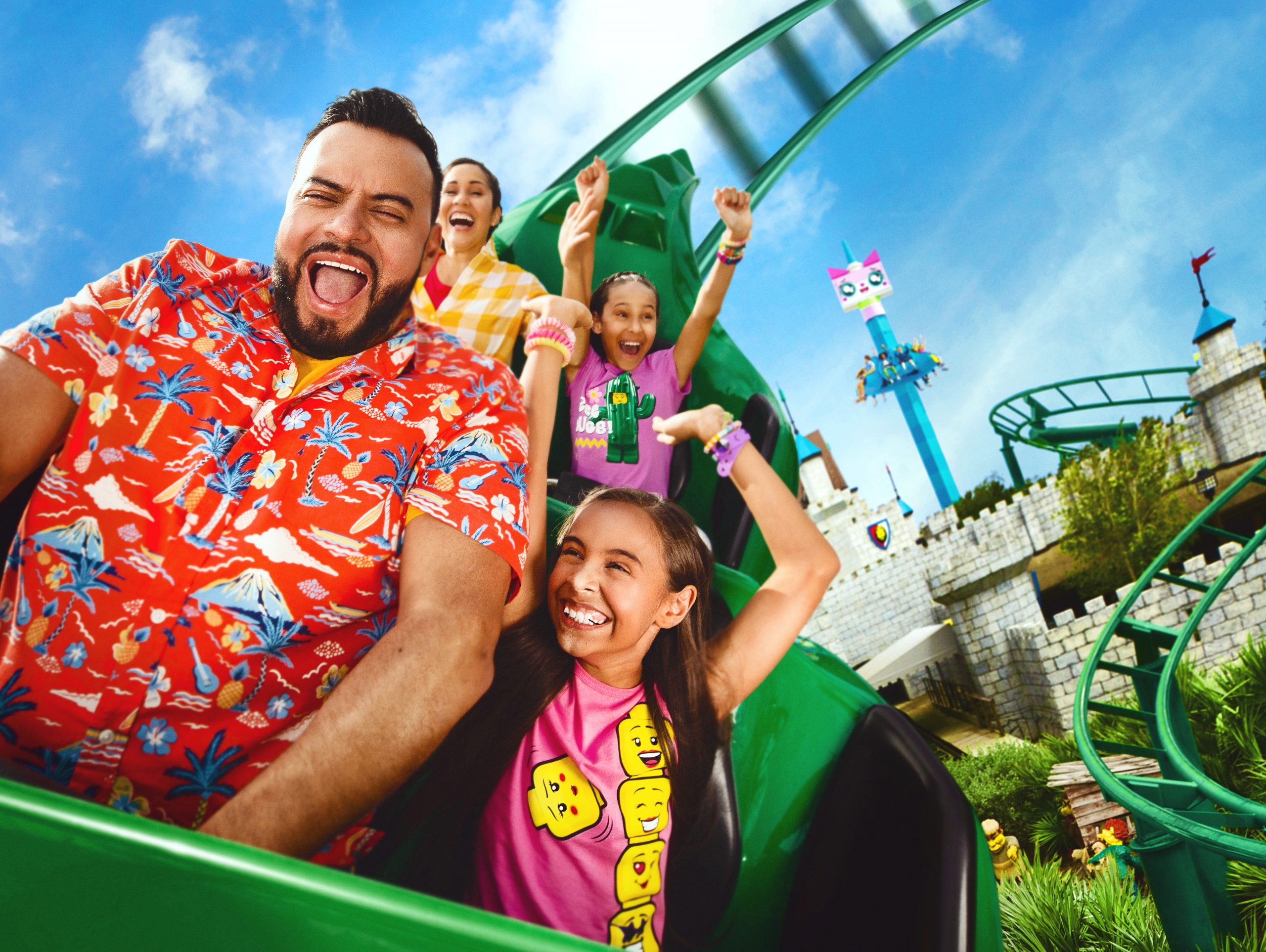 The Dragon Coaster at LEGOLAND Florida Resort offers family-friendly thrills.