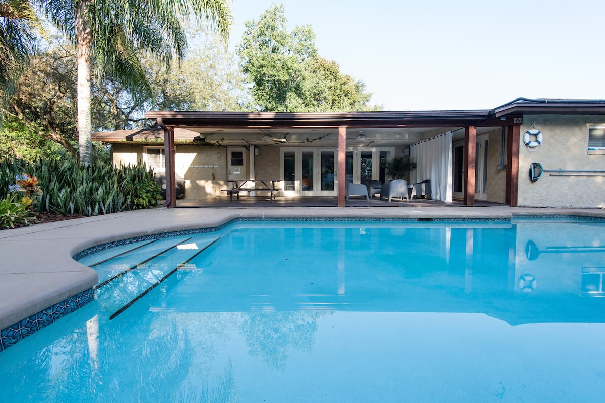 Modern Tropical Solar Heated Home