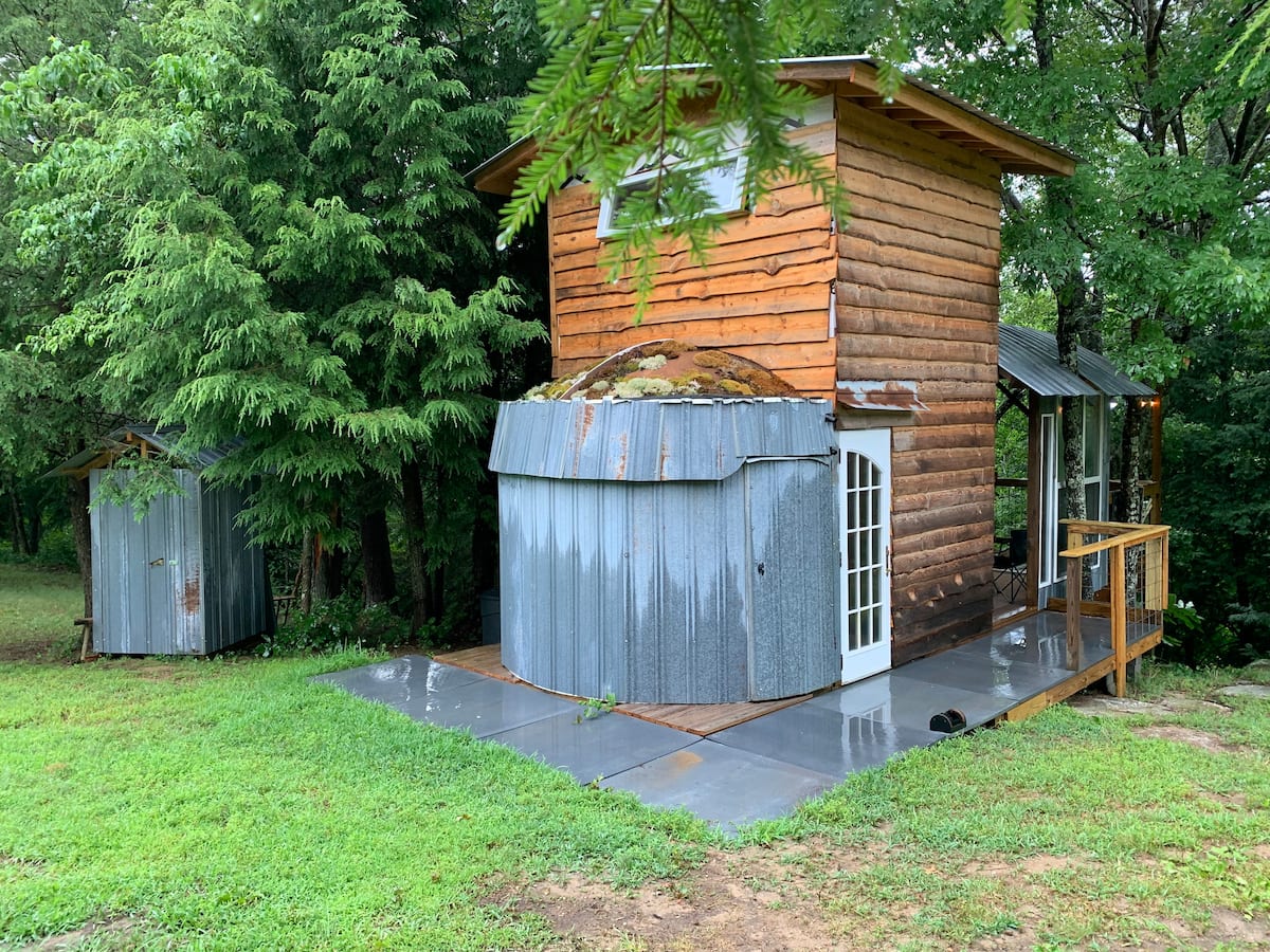 What a unique and fun tiny house!