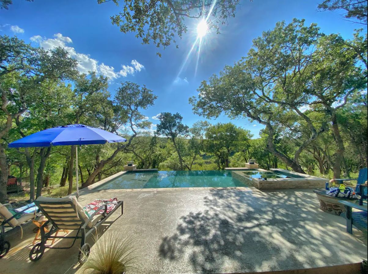 Sunset Cabin on Blanco River