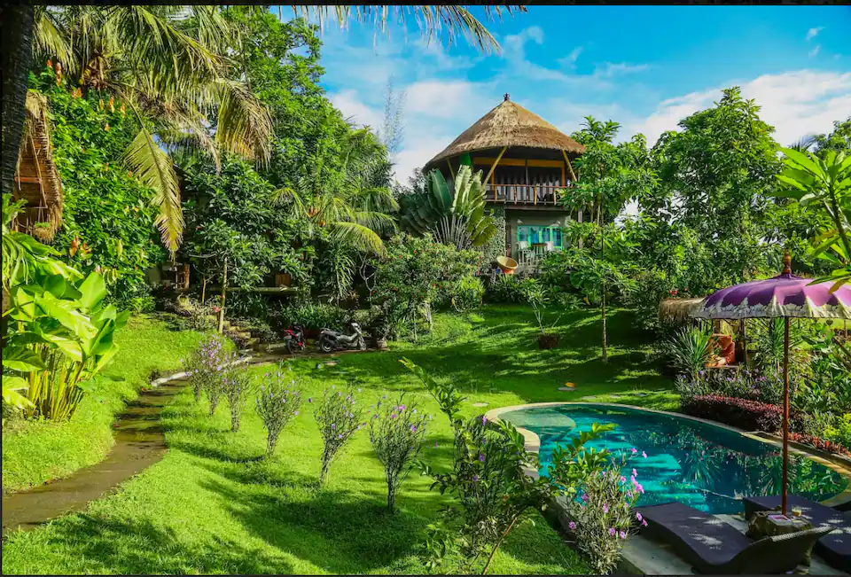 Balian Treehouse with Beautiful Pool