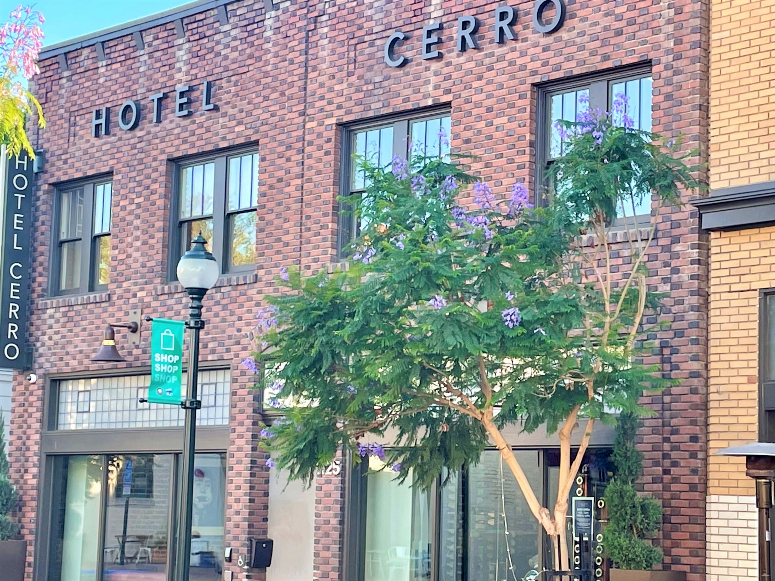 Exterior of Hotel Cerro in San Luis Obispo