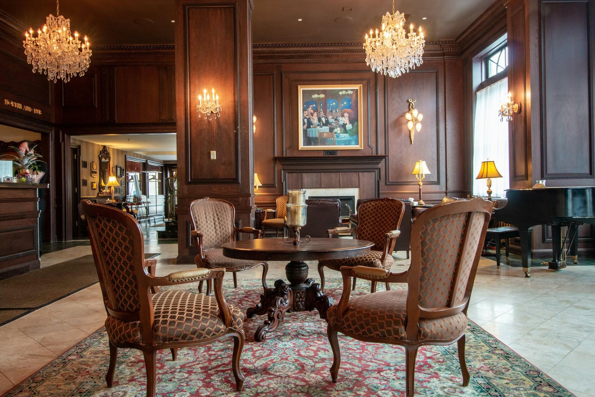 Interior of The Landmark Inn, Marquette