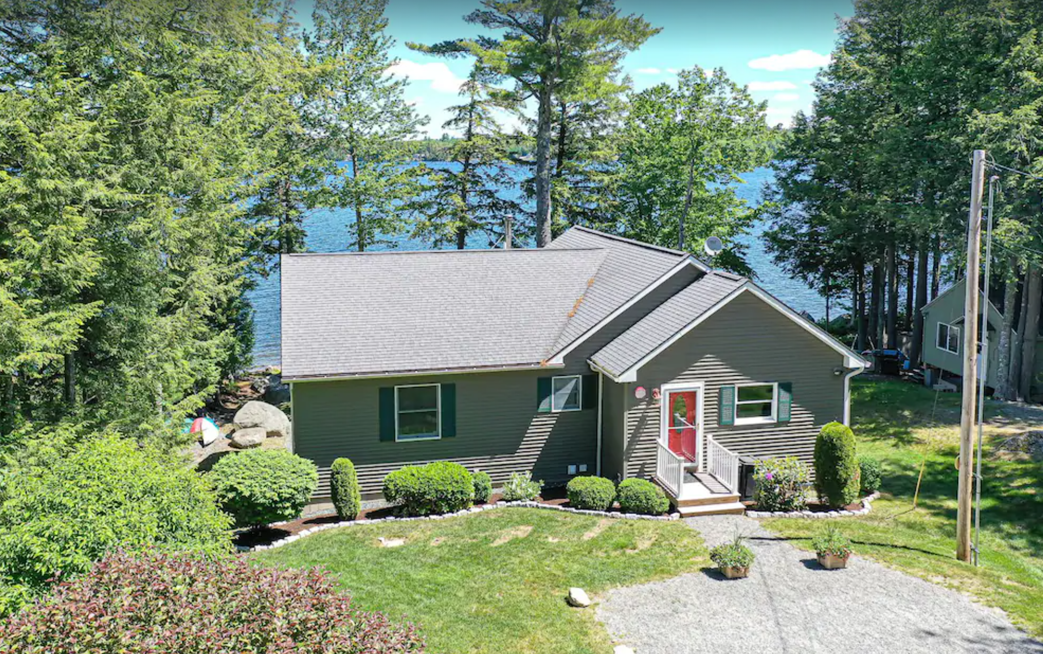 Modern Lakefront Home near Acadia National Park