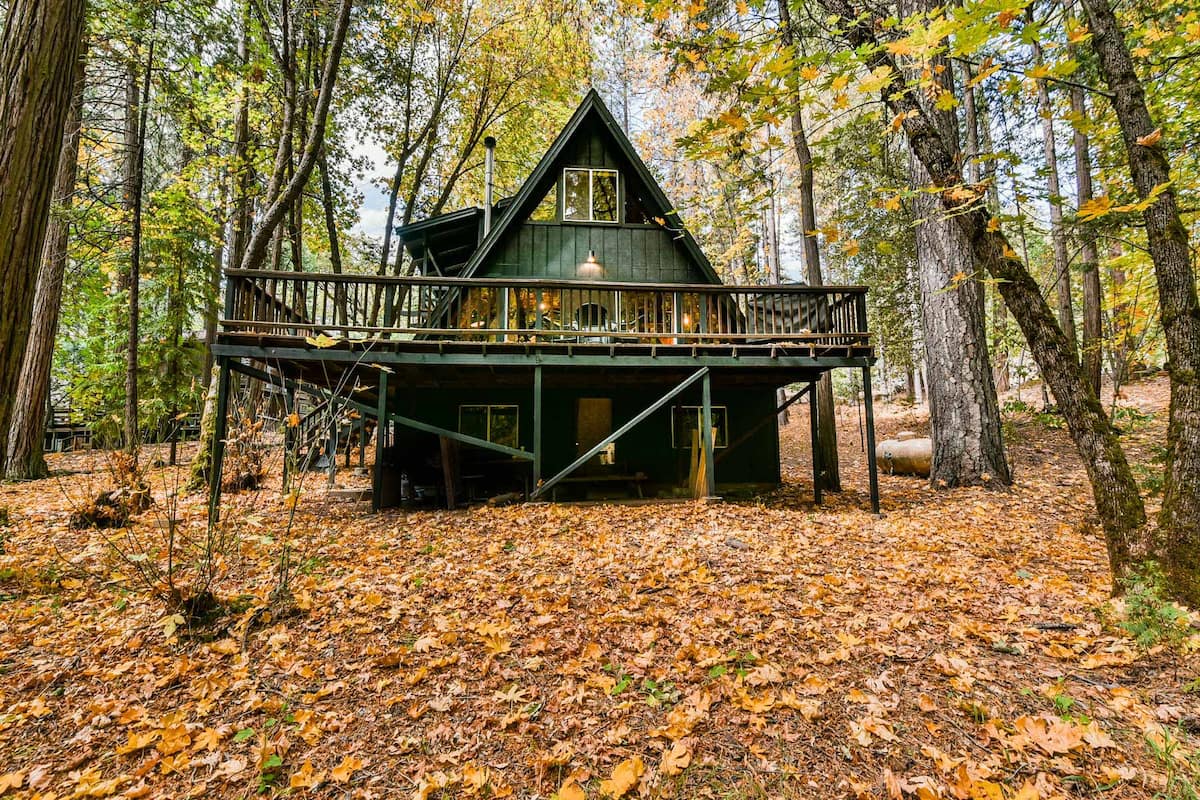 Quiet A-Frame Cabin in the Twain Harte Woods