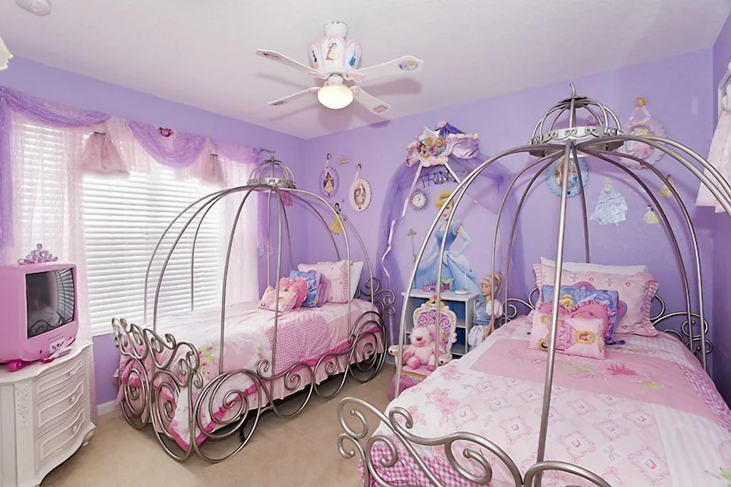 Princess, Pirate & Super Hero Rooms, Mickey Pool, Toys & Game Room For All Ages