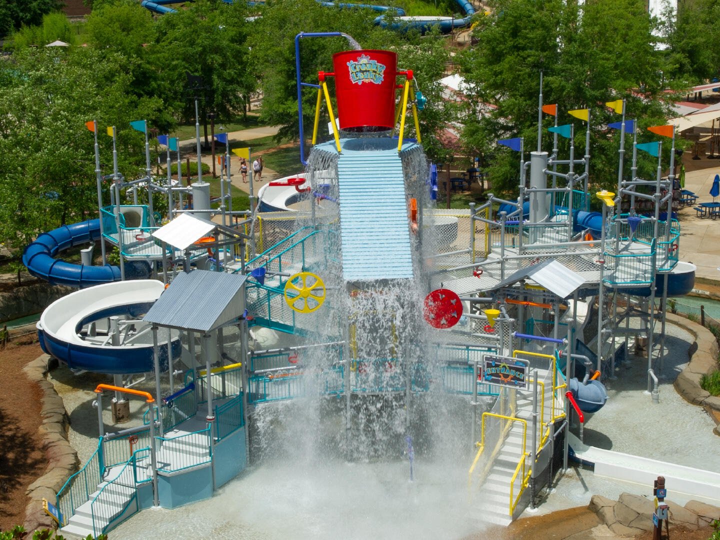 The Geyser Falls Water Theme Park at Pearl River Resort