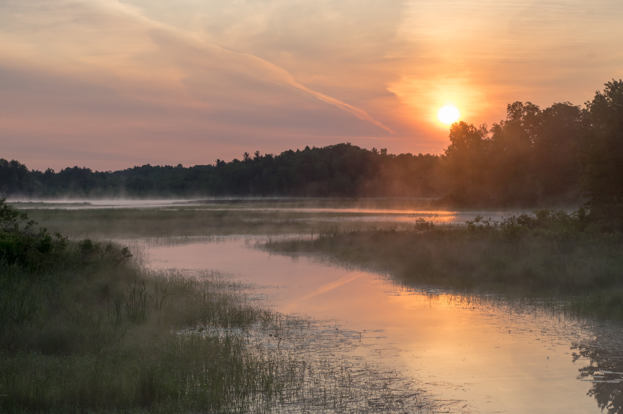 Hunter Brook, part of China Lake, Maine