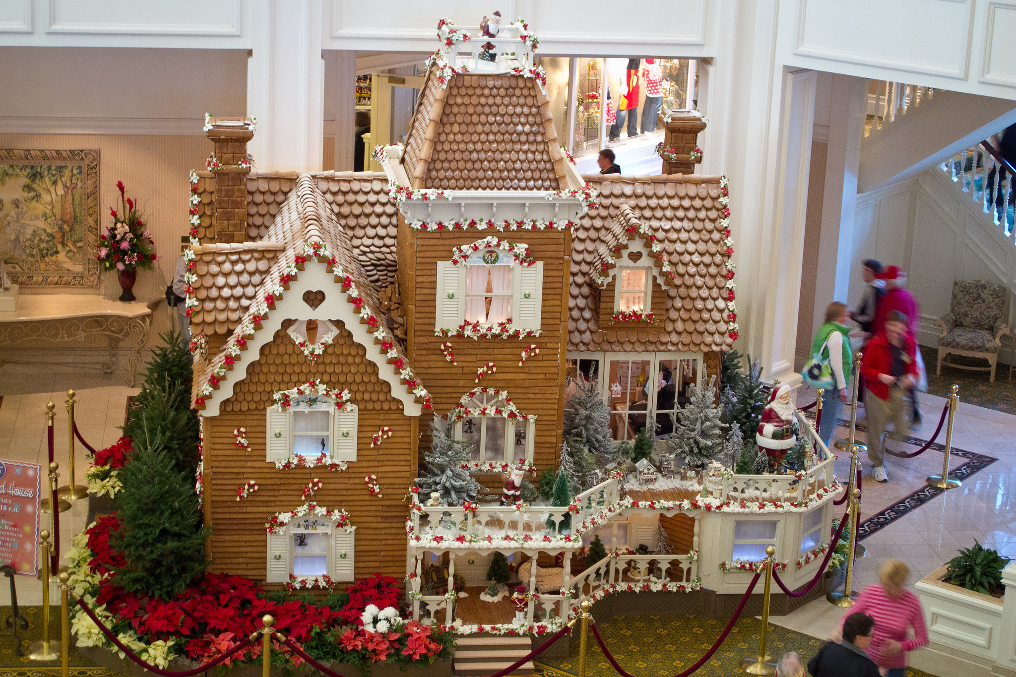 Disney's Grand Floridian Resort & Spa always has a show-stopping gingerbread house.