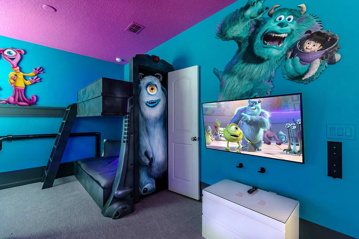 Monster Manor: Themed Bedrooms, Arcade, Near Universal