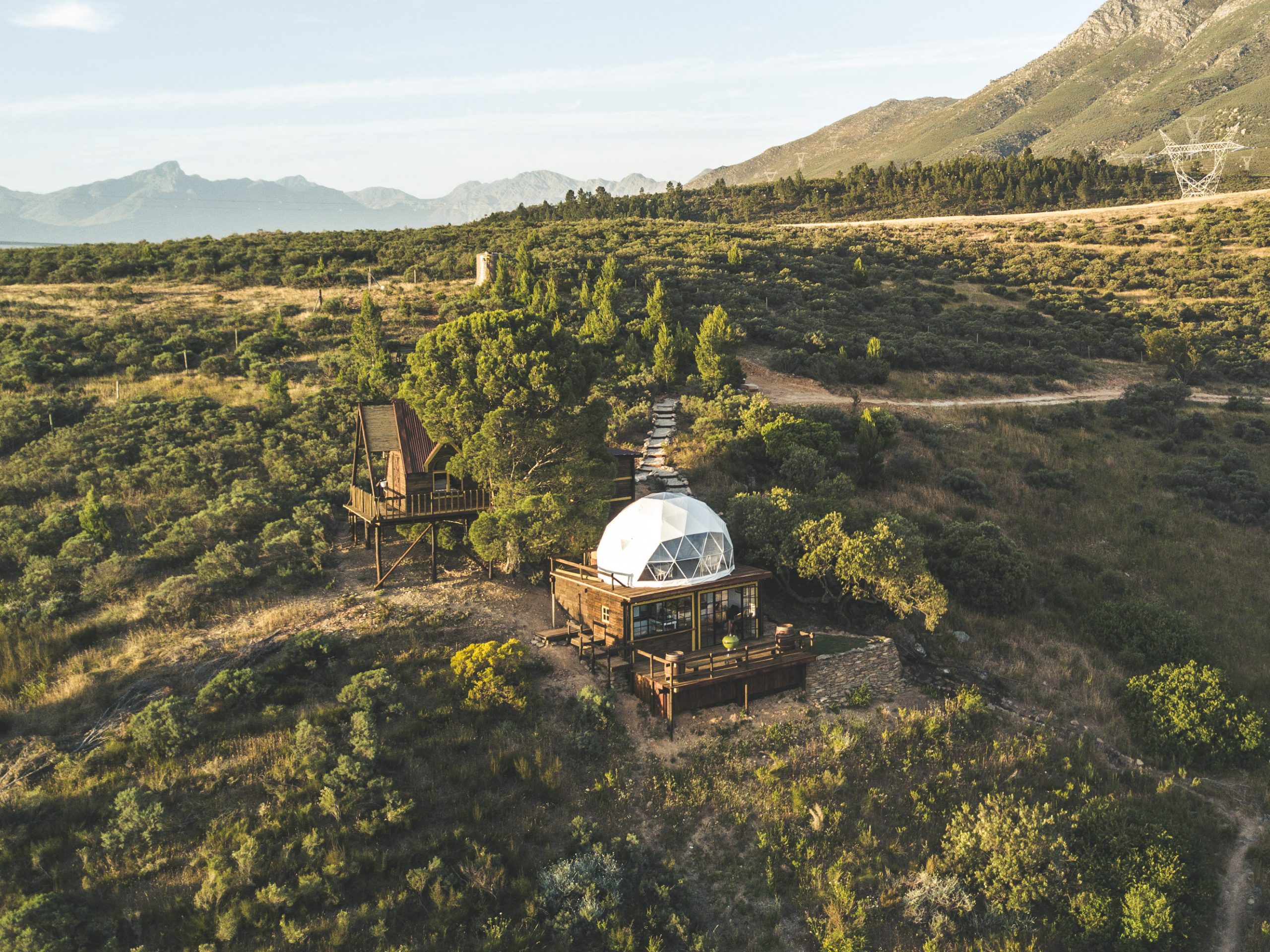 South African dome surrounded by nature