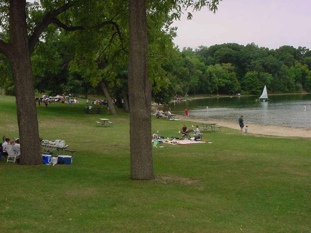 Bishop Lake Beach at Brighton Recreation Area