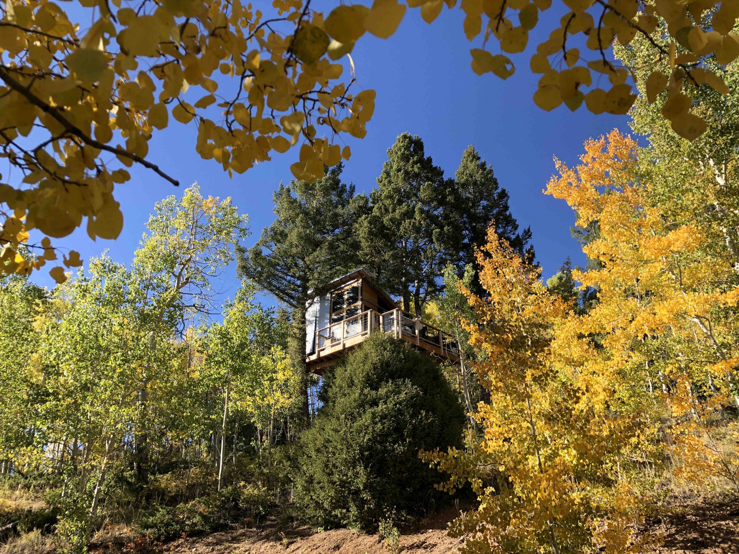 Off-Grid Glamping Treehouse