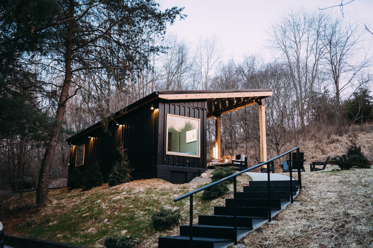 What a cool use for a shipping container! 