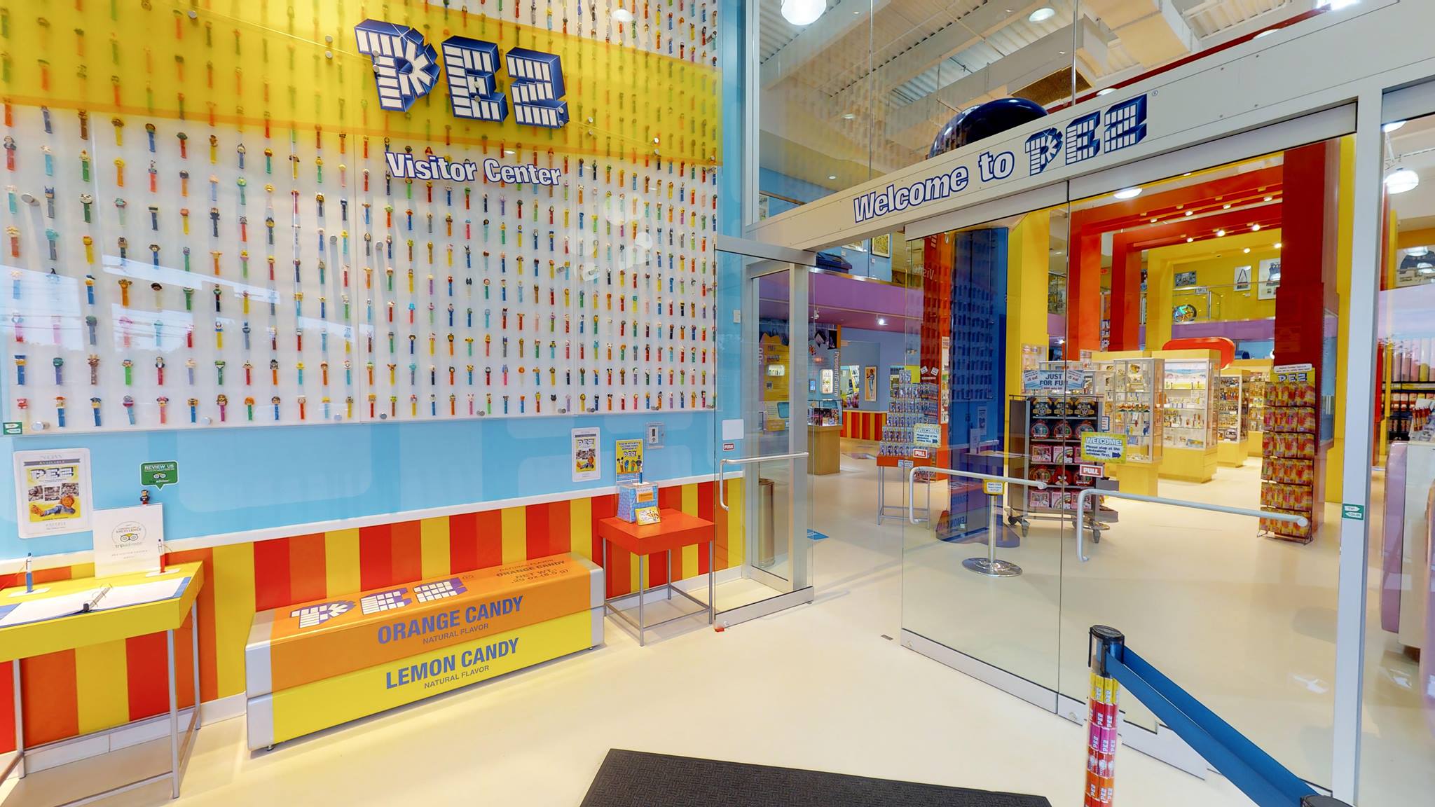 At the Pez Visitor Center, you can purchase Pez, see the candy being made, and learn about the history of the company.