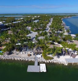 Aerial view of luxuy Key West RV resort