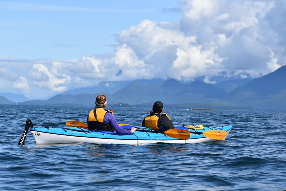 Kayaking near Juneau