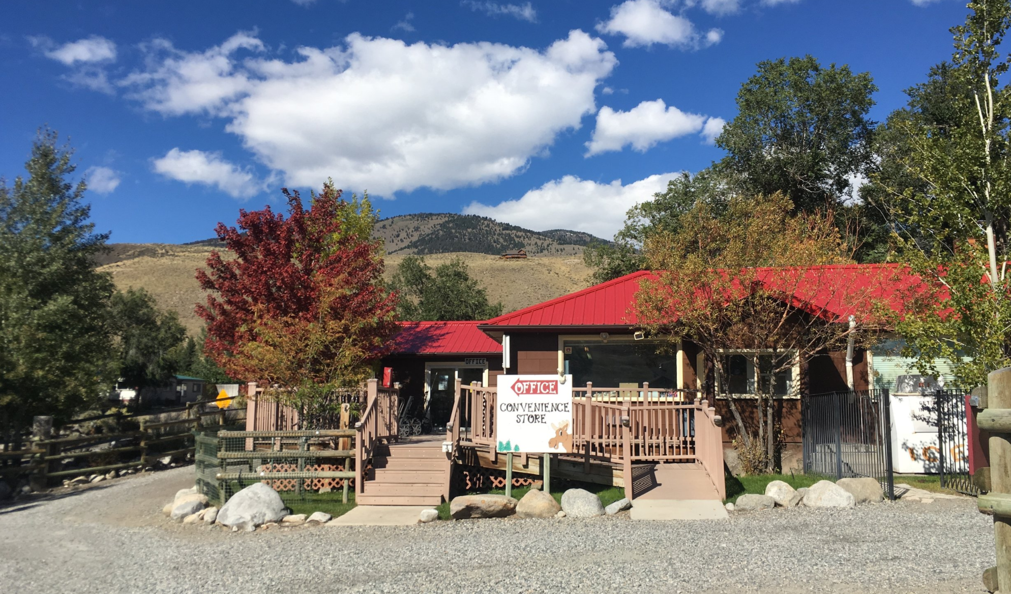 office at Rocky Mountain RV Camp