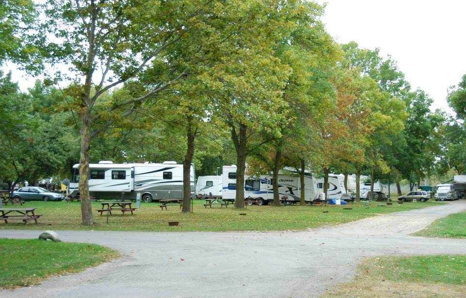 Affordable family camping near the falls