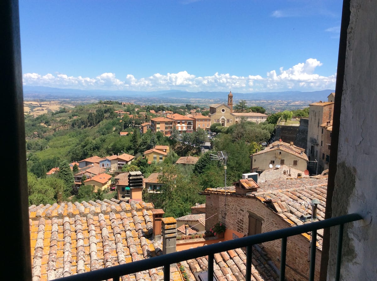 View from Montepulciano Apartment