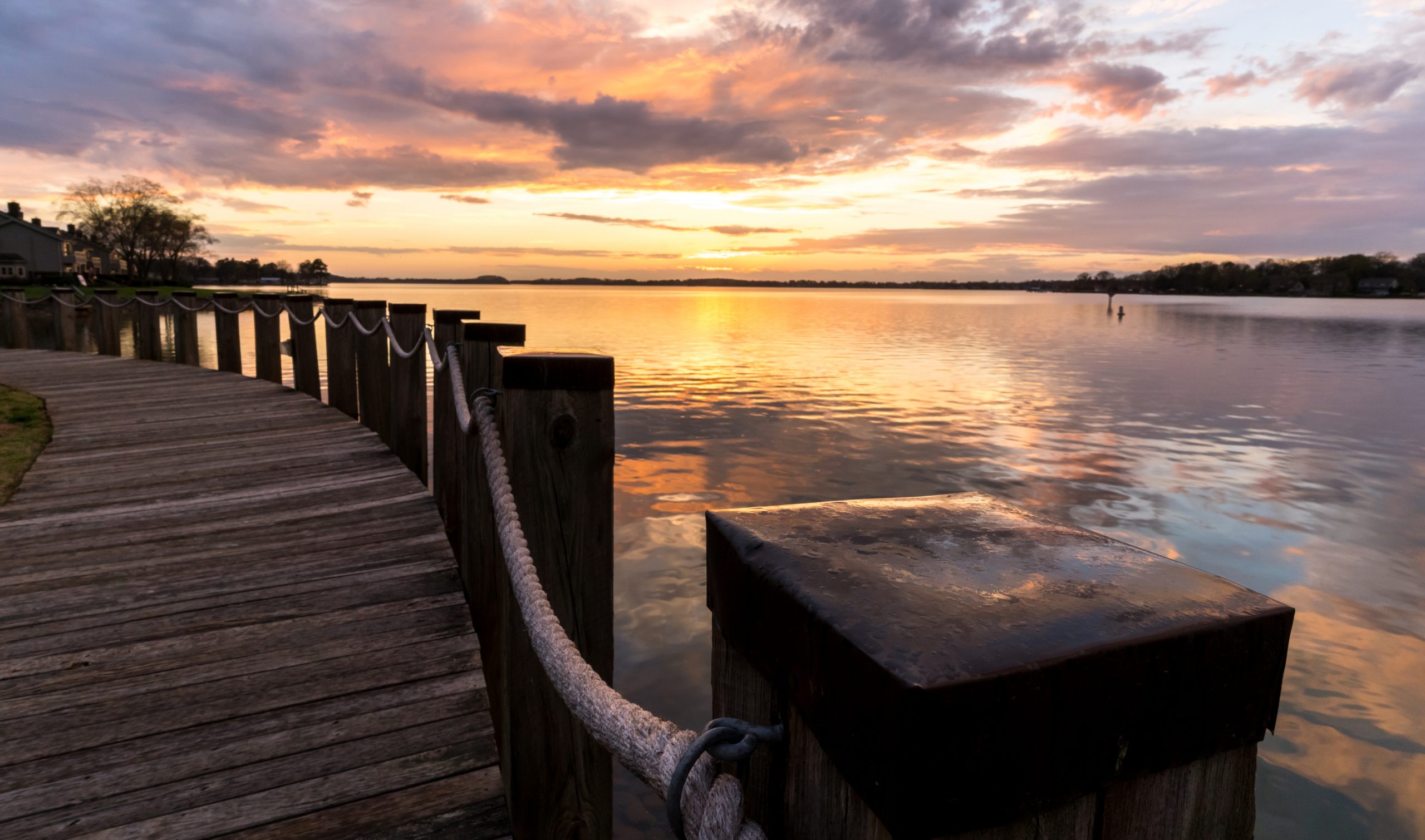 sunset at Lake Norman, North Carolina