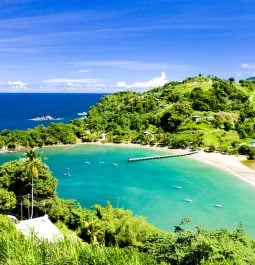 Parlatuvier Bay in Tobago, Caribbean