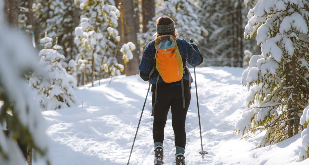 Cross-country skiing at the Ranch at Rock Creek