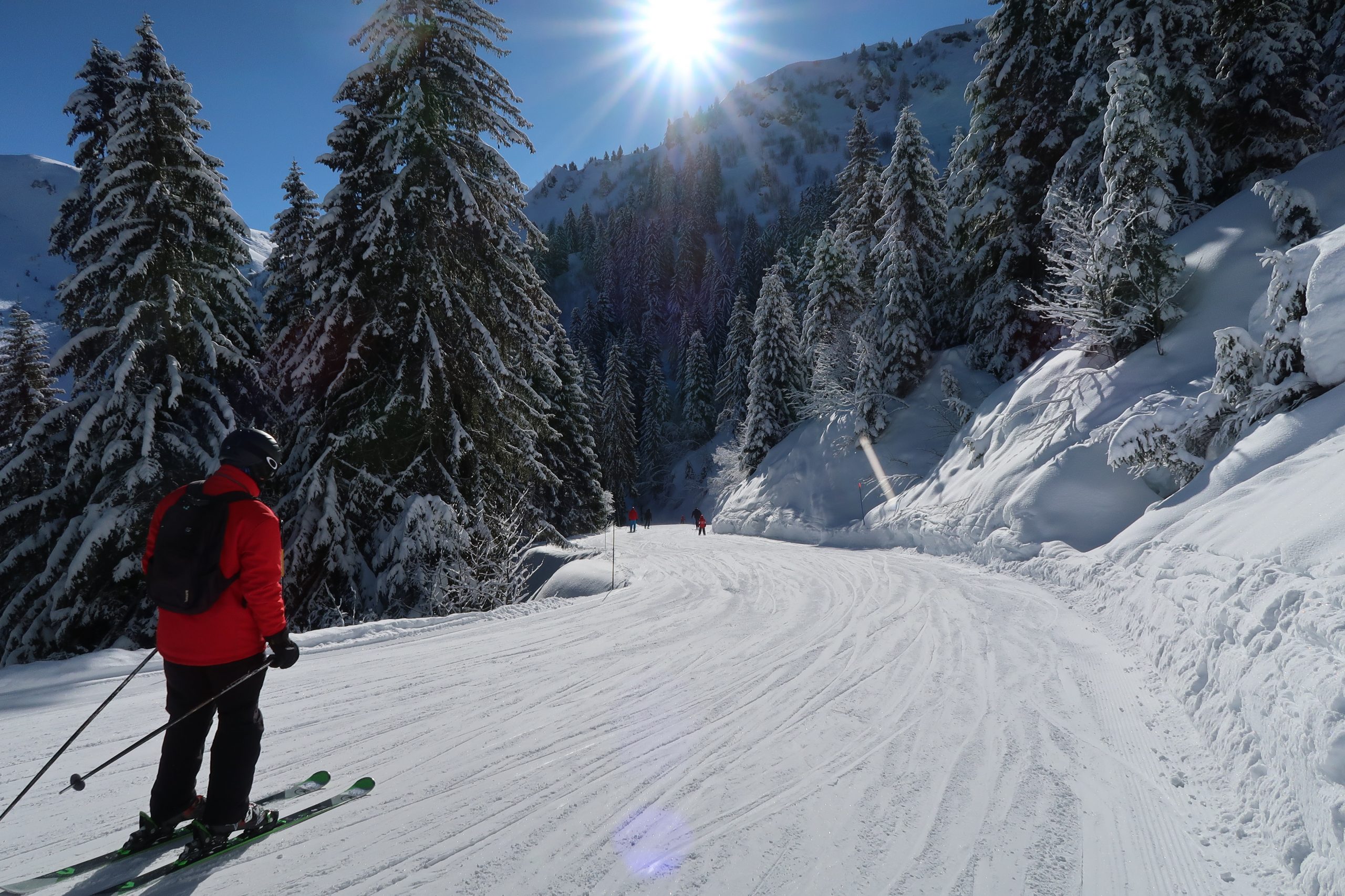 Skiing in Les Gets