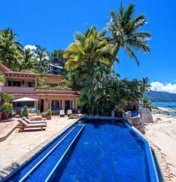 swimming pool and beach area