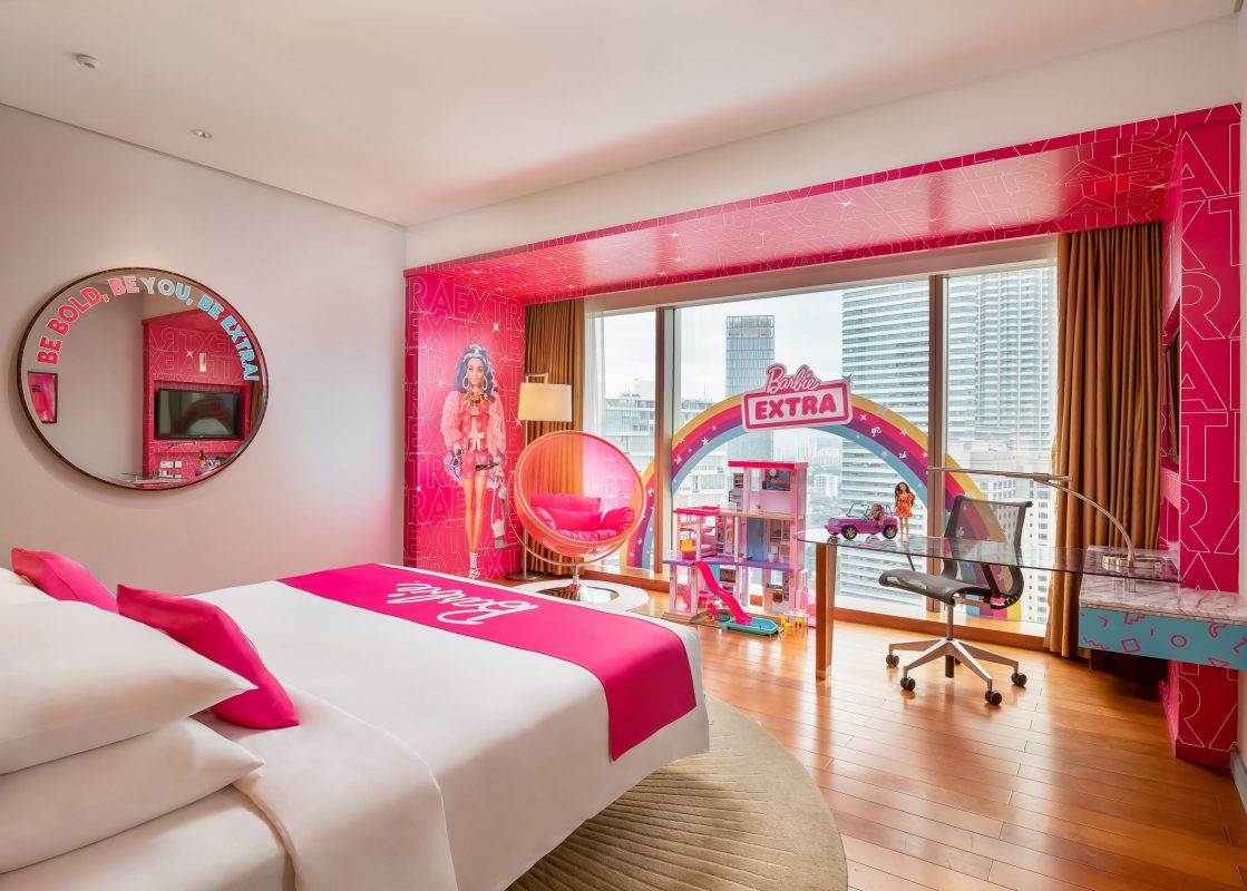 Barbie Room with pink decor