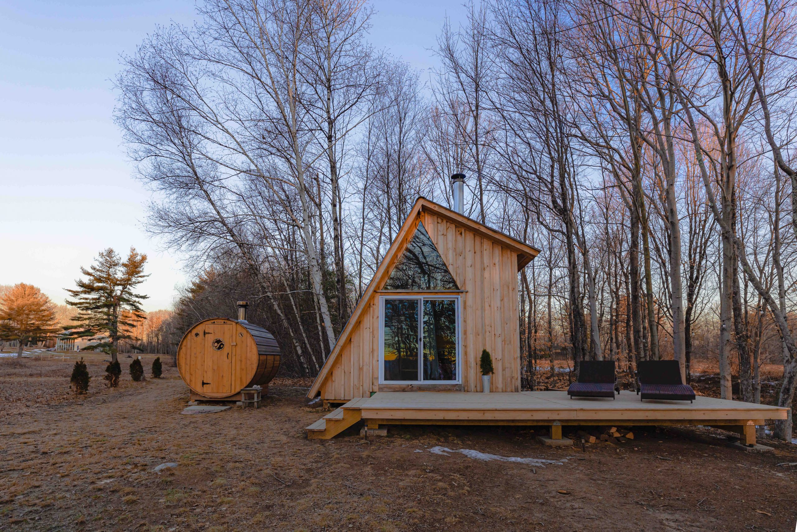 Off-Grid Cabin with Sauna