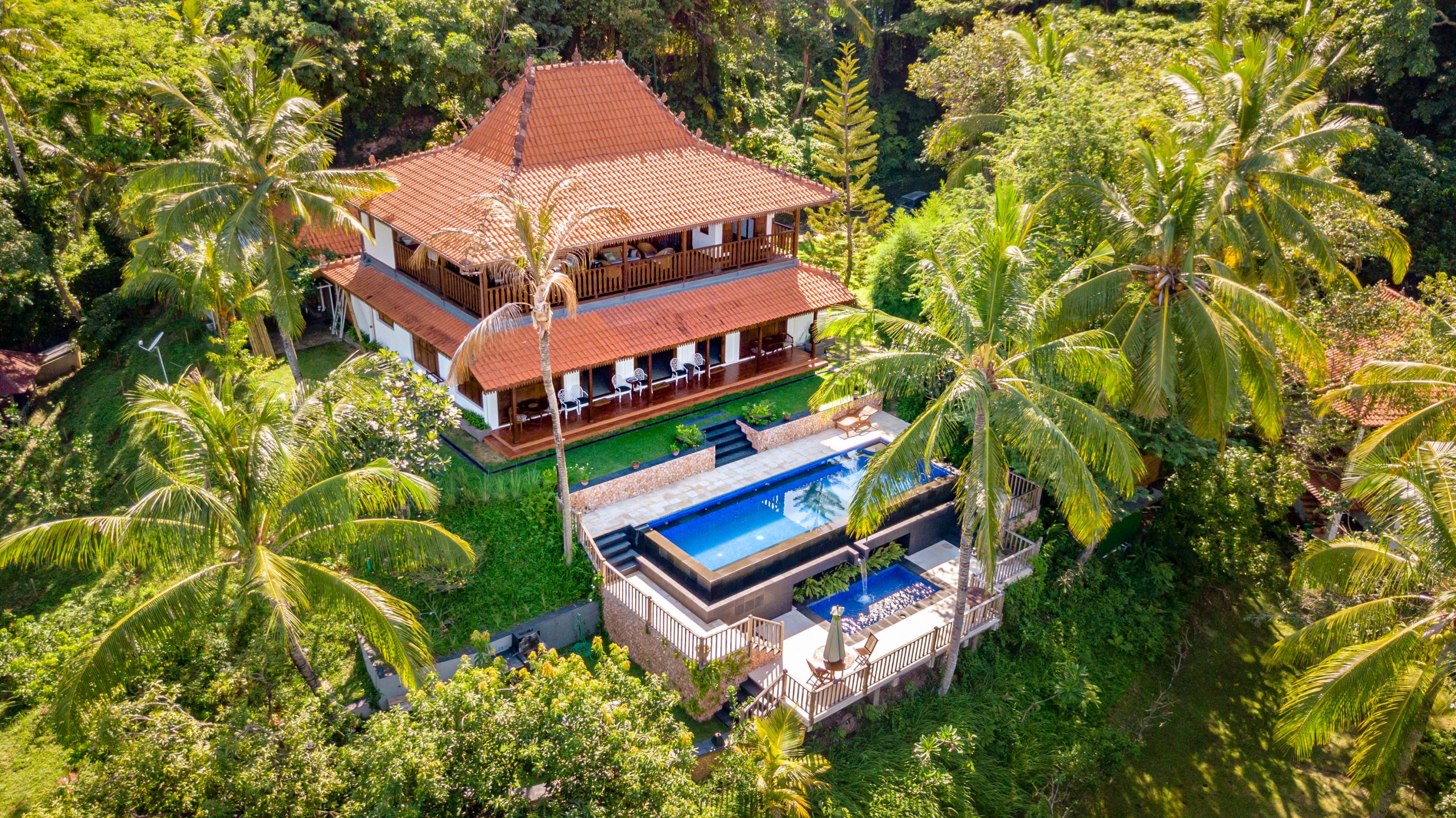 Multi-level villa in the jungle