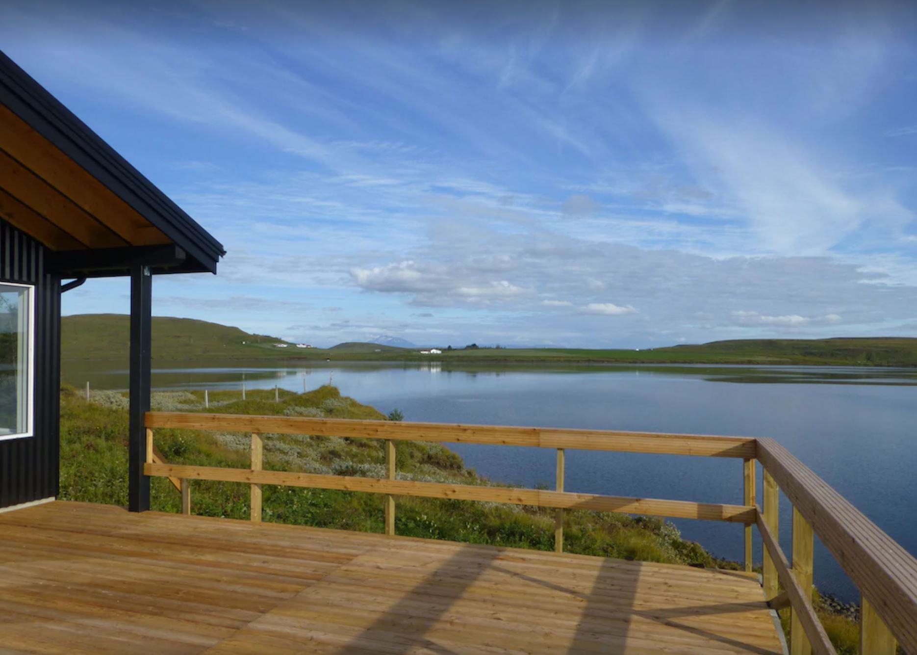 Isolated Lakeside House