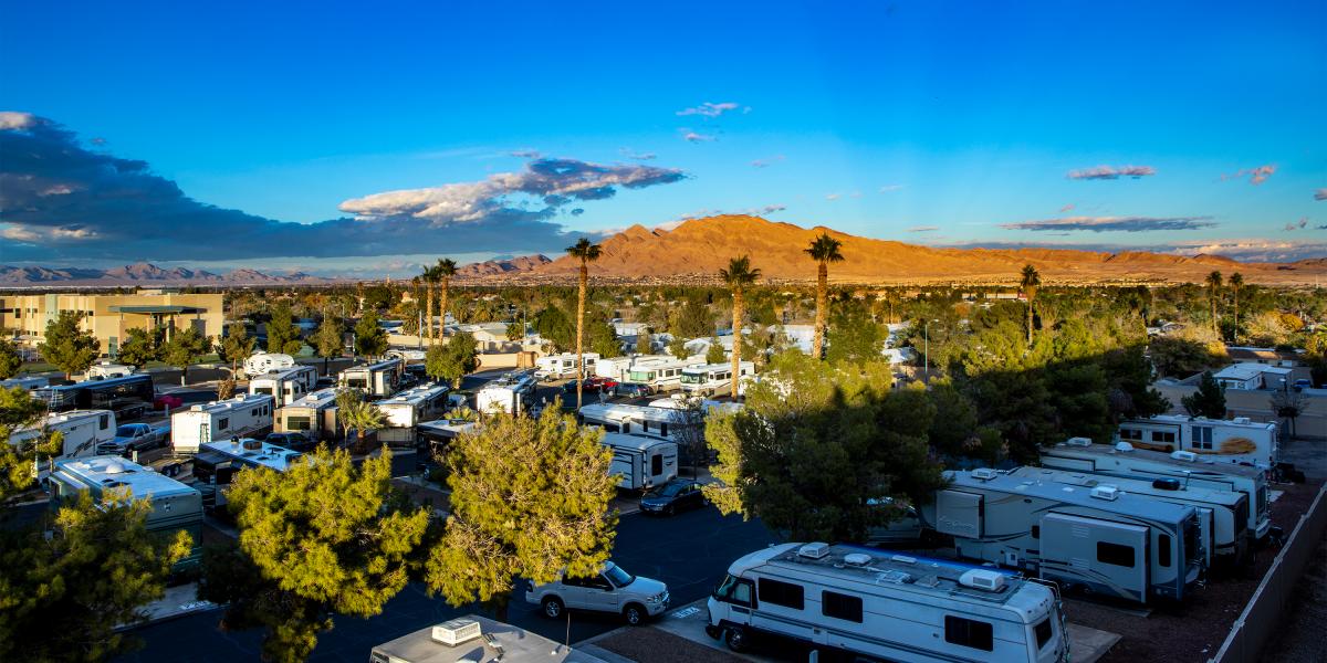 A landscaped and renovated Vegas park