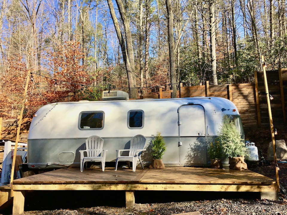 A cozy spot near a creek to relax