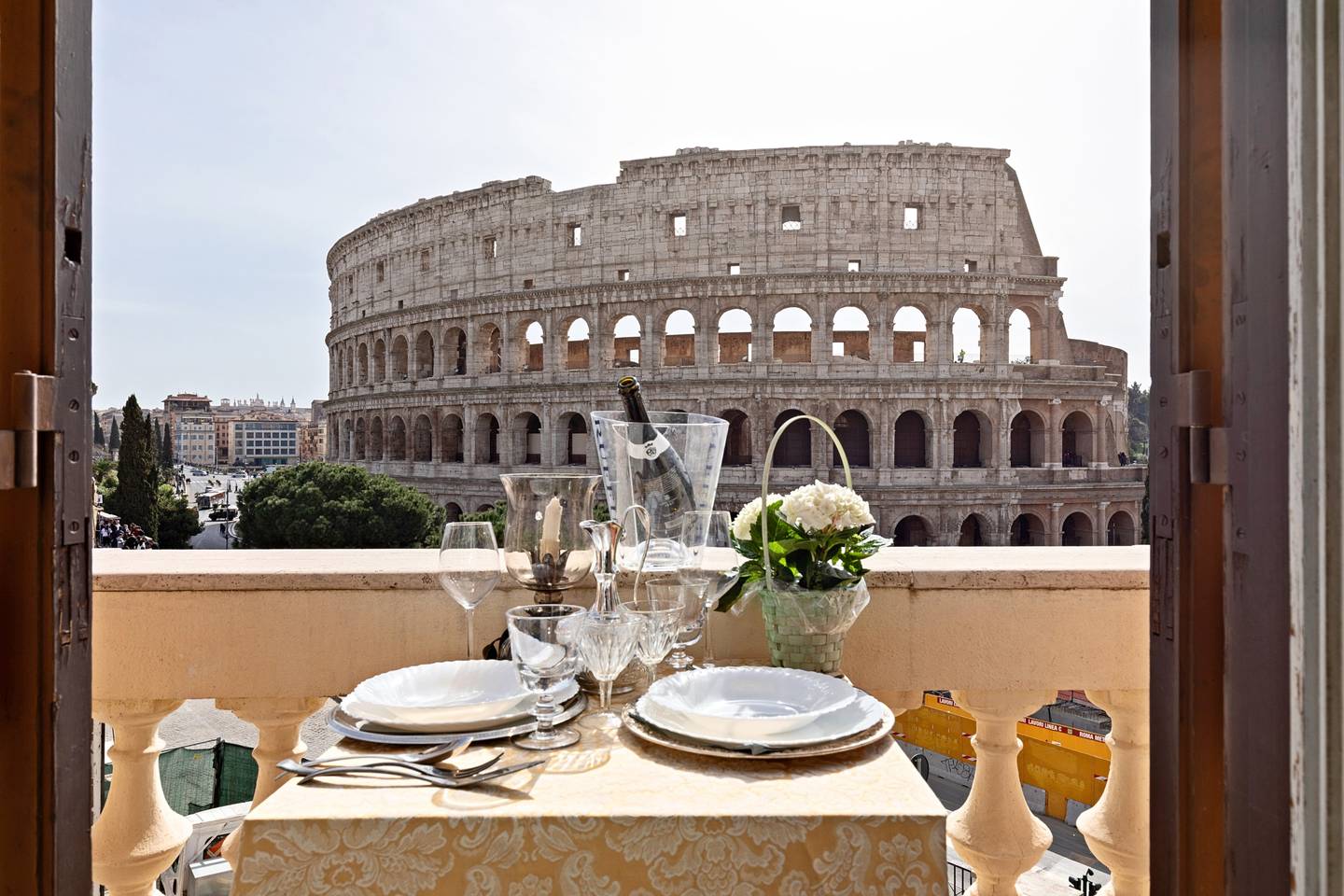 View Colosseum From Jacuzzi - Rome, Italy