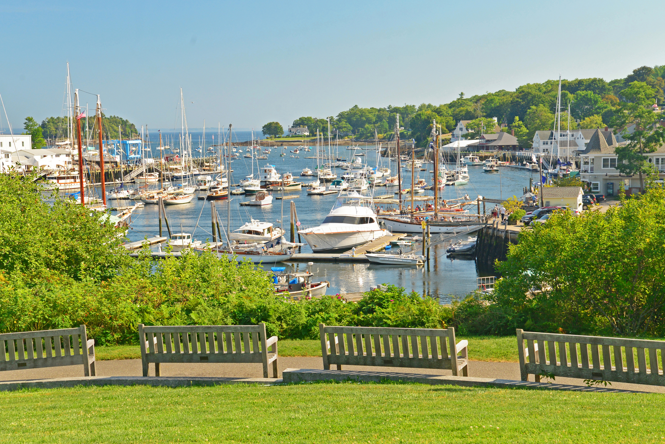 Camden Harbor in Maine