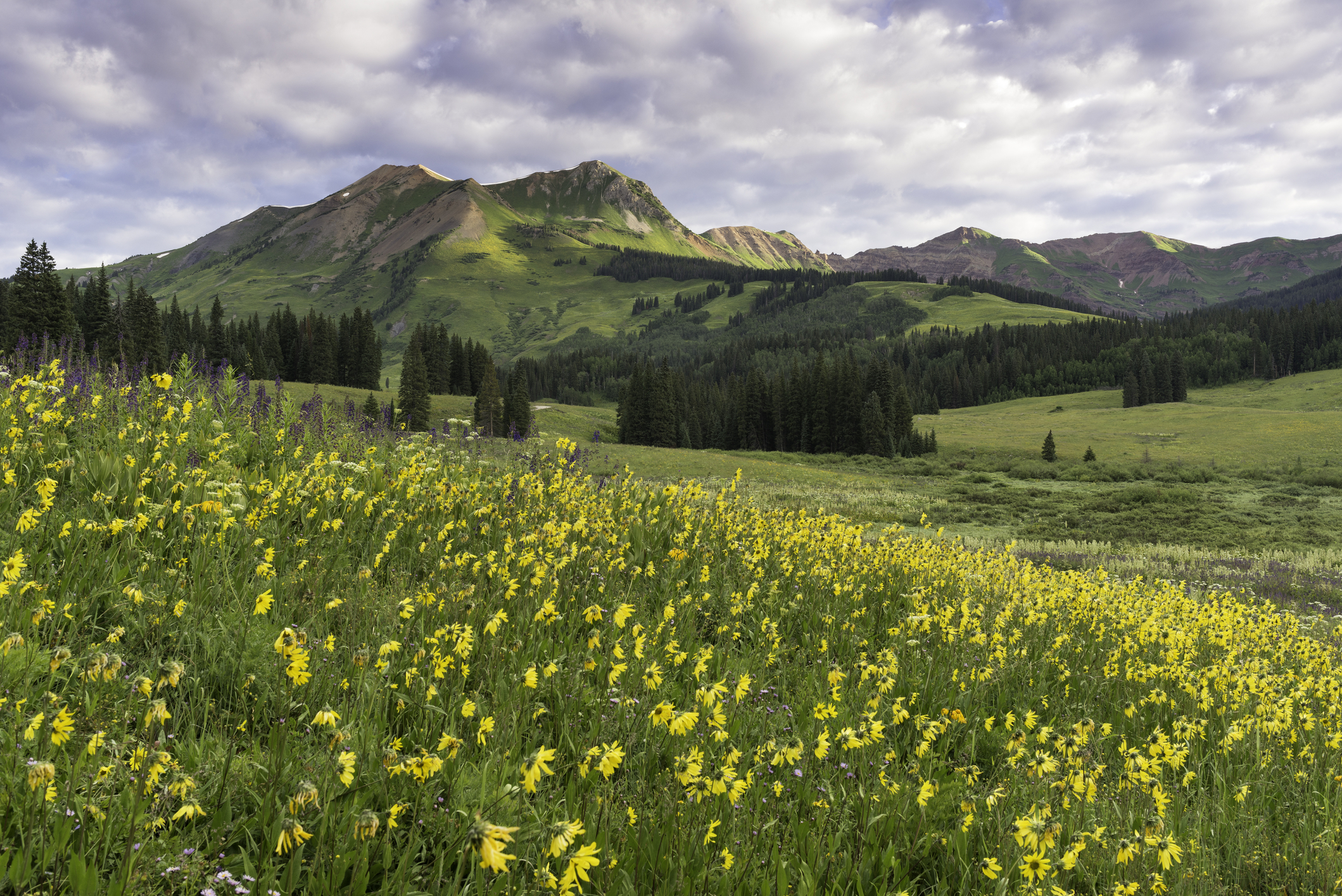 Mount Bellview North from Crested Butte