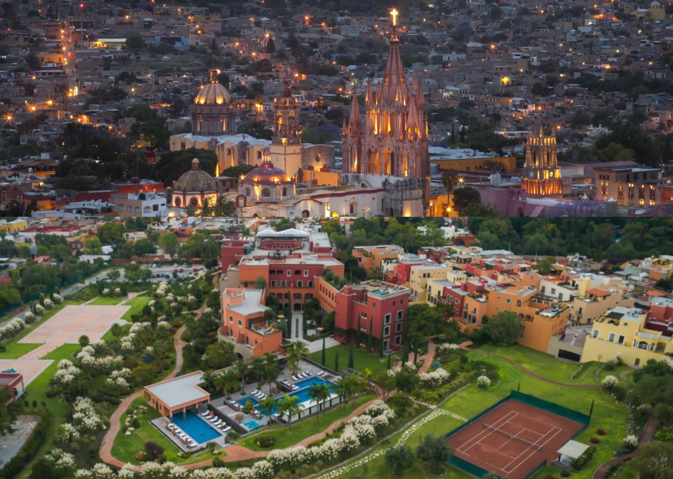 Aerial view of Rosewood San Miguel de Allende