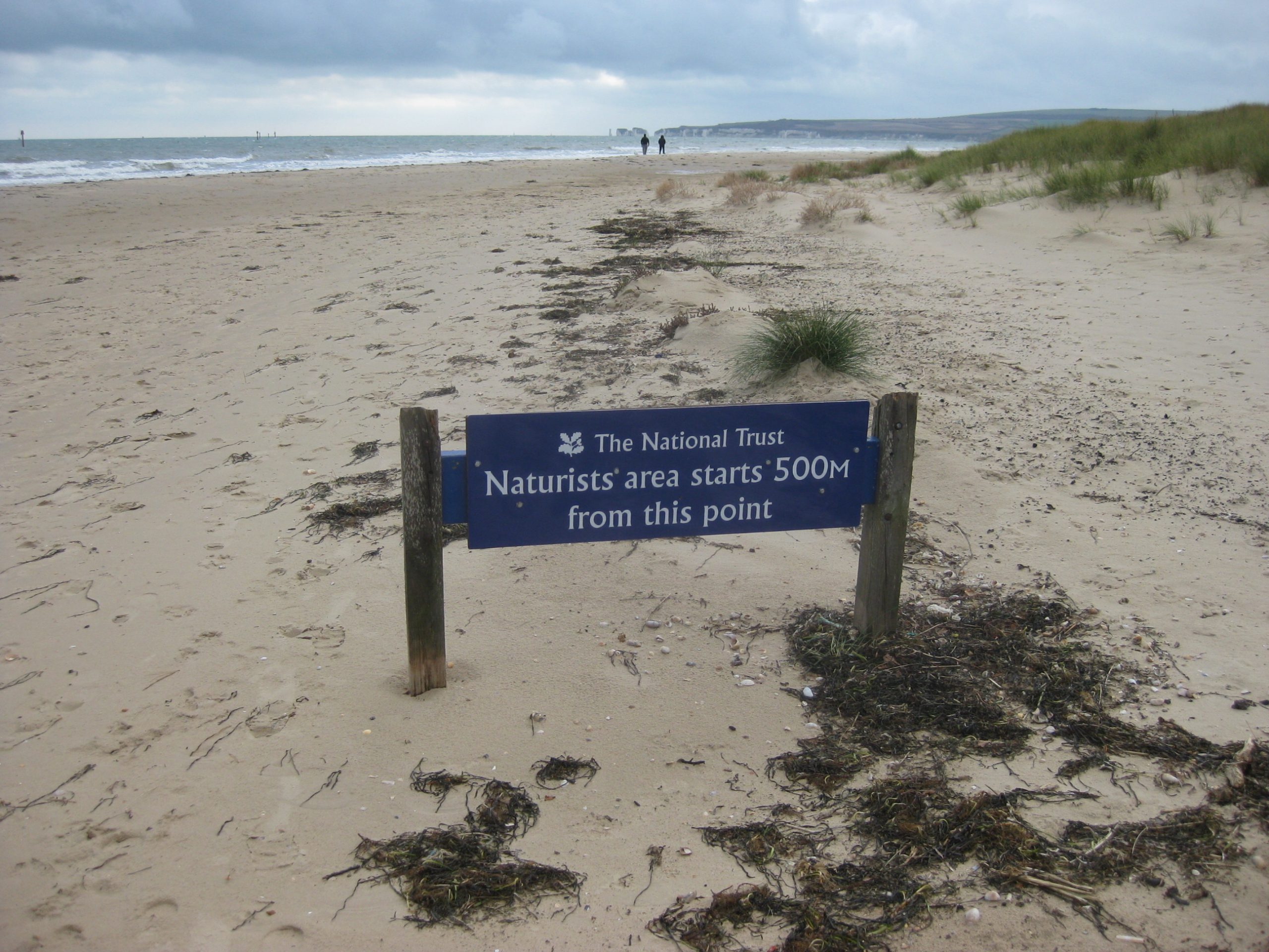 Naturist Area sign