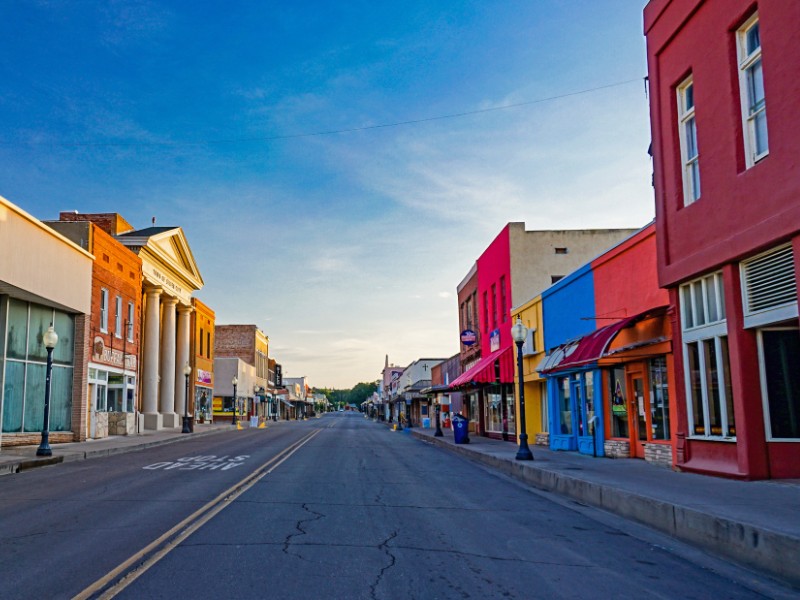 Bullard Street in downtown Silver City, New Mexico