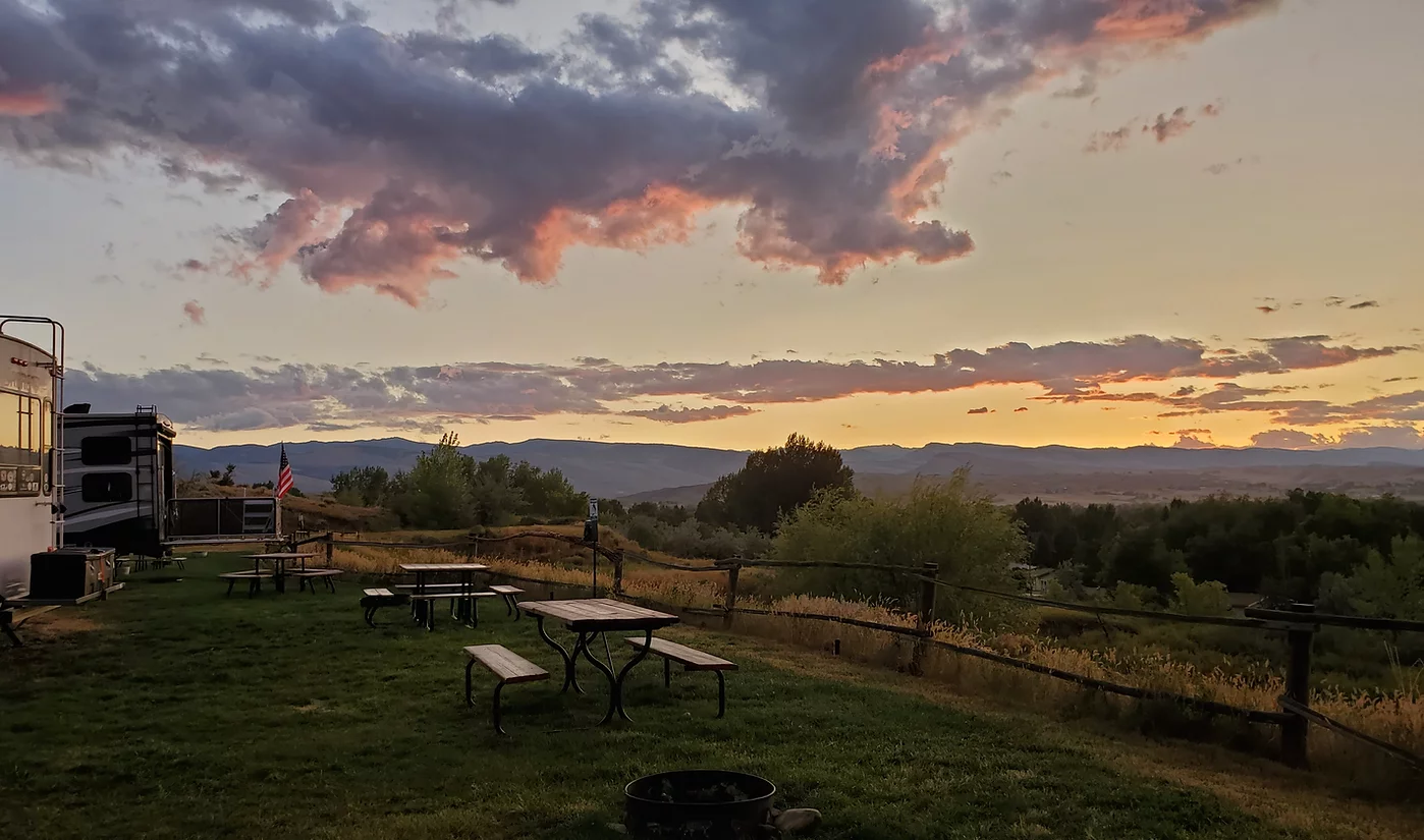 A peaceful scene for your camping journey