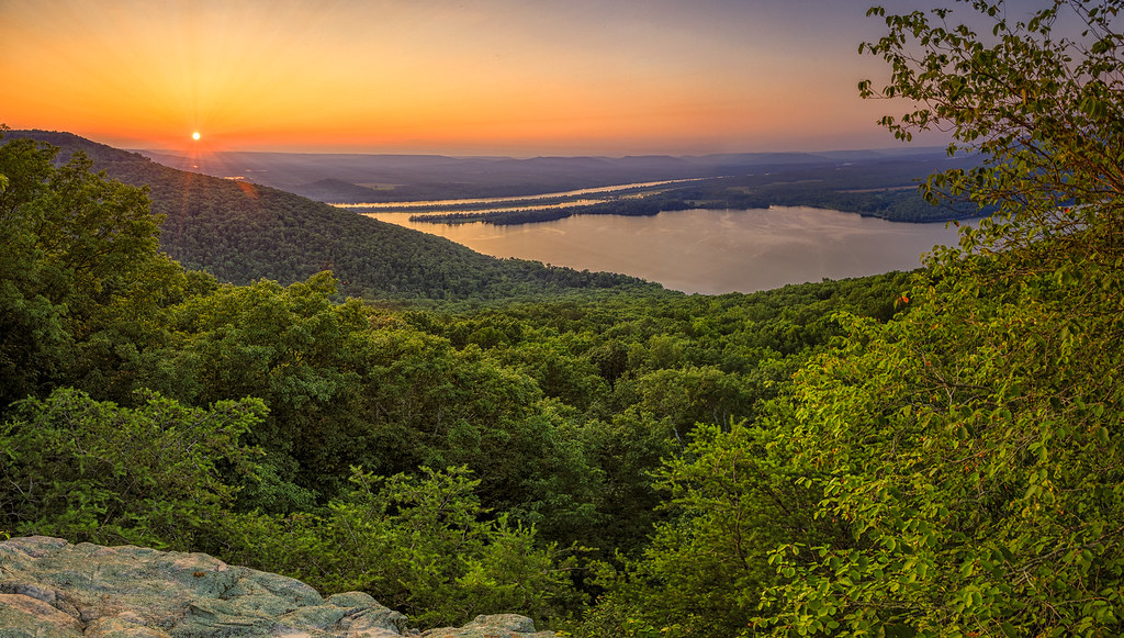 Panoramic view from  Gorham's Bluff.