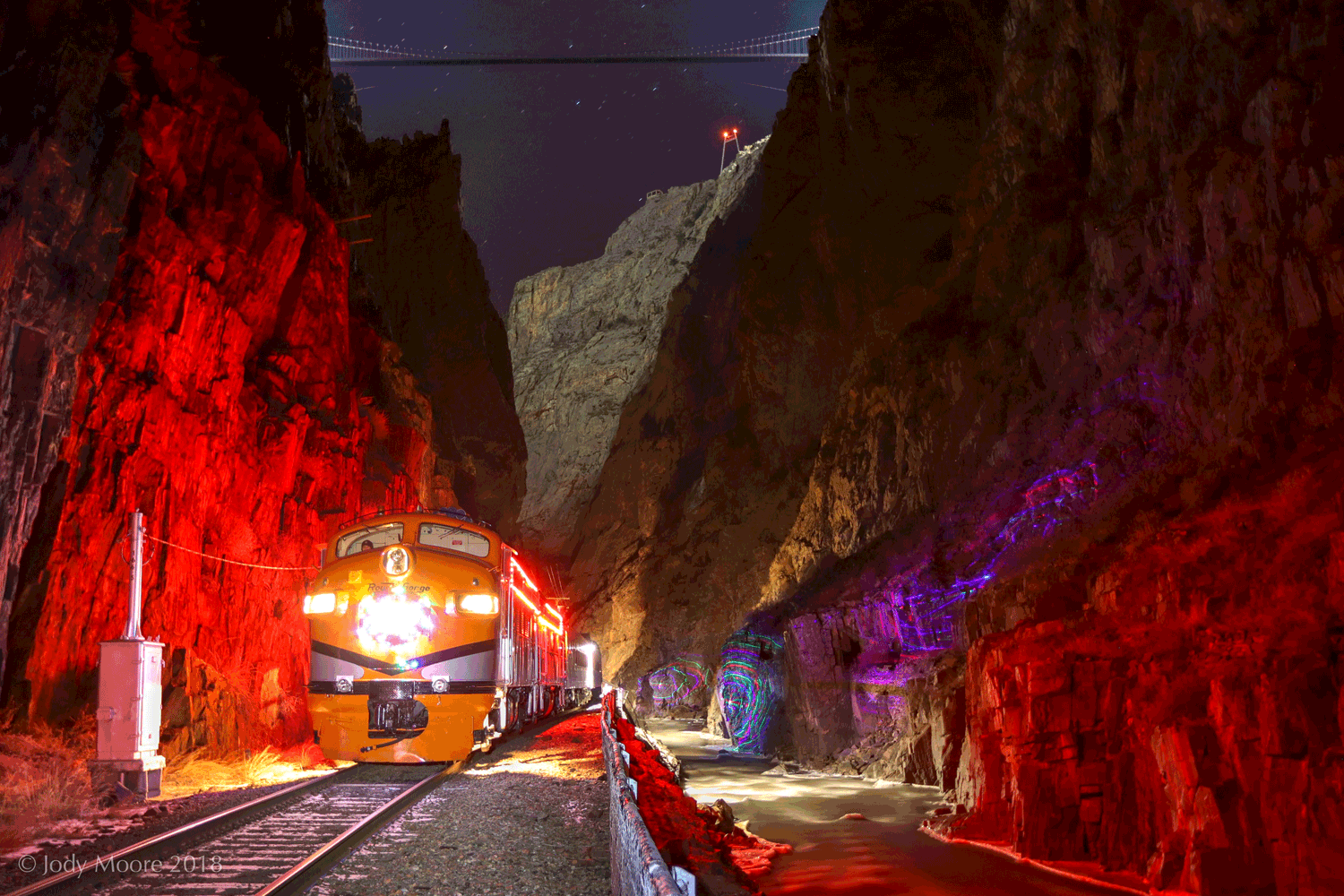 Santa Express Train at the Royal Gorge