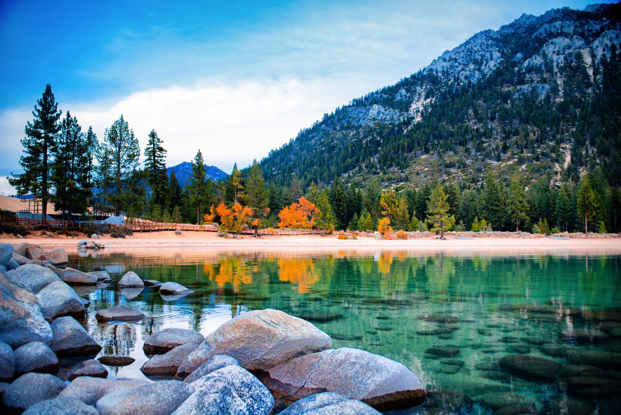 Lake Tahoe in autumn