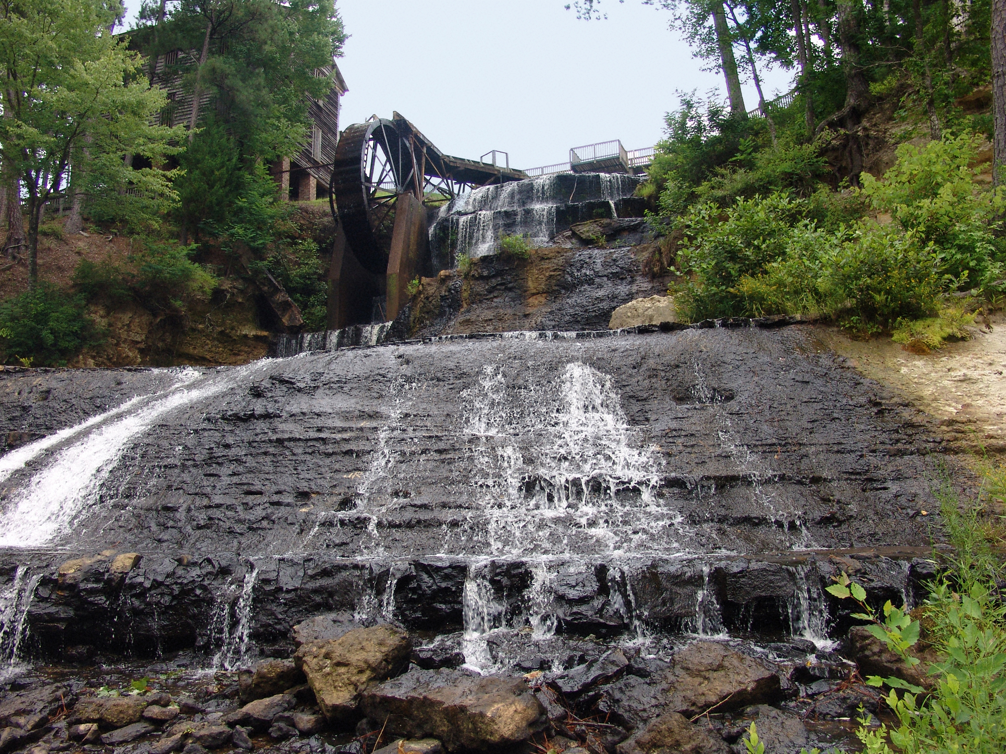 Relax next to a 65-foot waterfall at Dunn's Falls