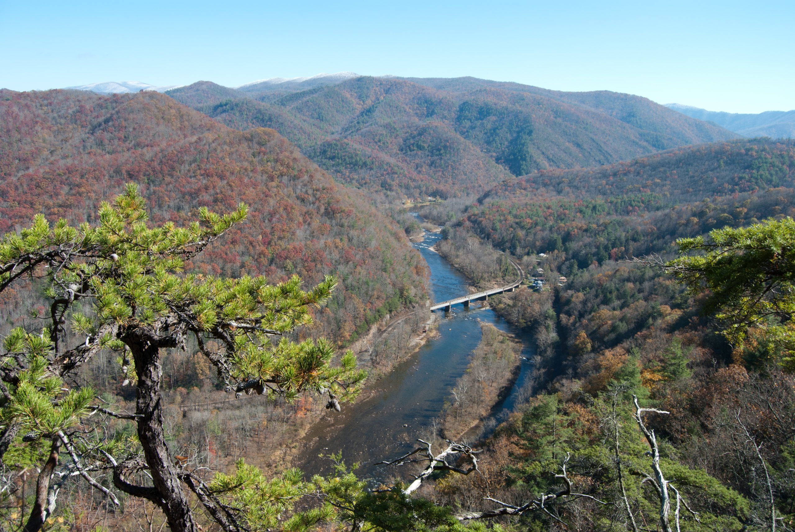 Nolichucky River from the Appalachian Trail near Erwin