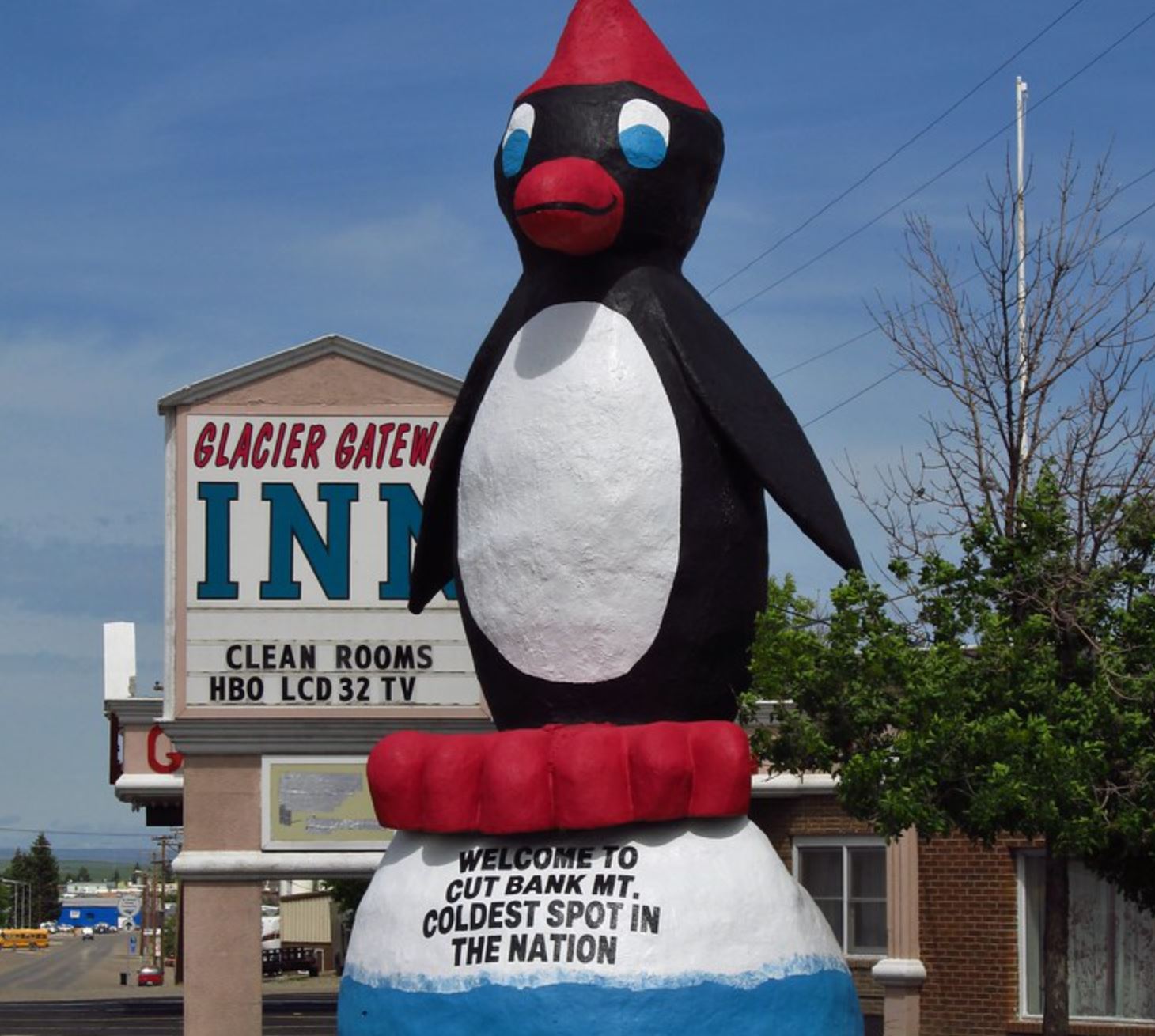 Giant Talking Penguin, Cut Bank, Montana