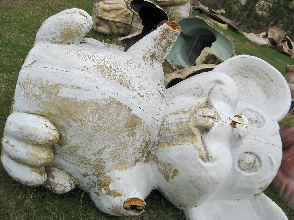 Fiberglass Statue Mold Yard, Sparta, Wisconsin