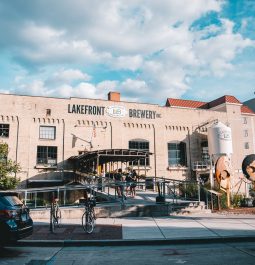 exterior of Lakefront Brewery - Milwaukee